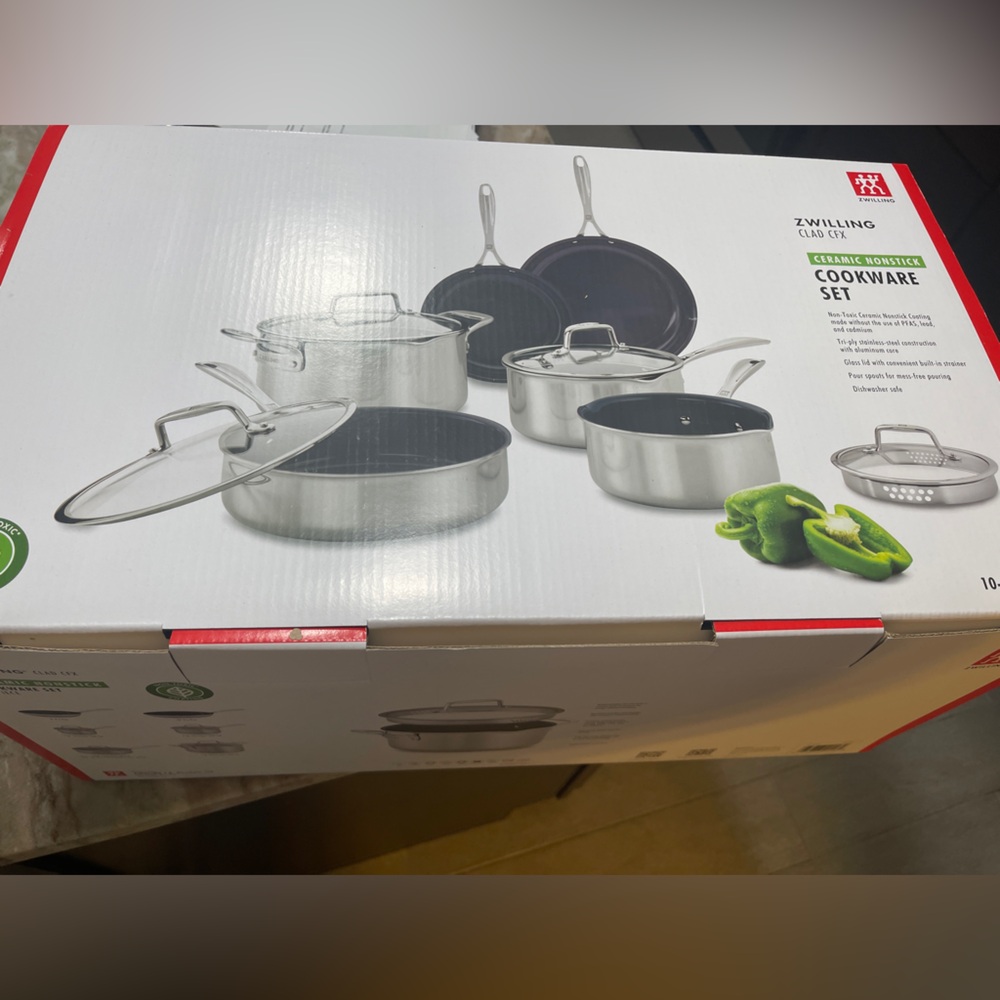 ZWILLING Clad Ceramic Nonstick Cookware Set